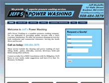 Tablet Screenshot of jeffspowerwashing.com